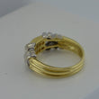 Laden Sie das Bild in den Galerie-Viewer, Vintage Damenring mit Zirkonia / 750er 18 Karat Gold - 55 17,5 mm Ø *

