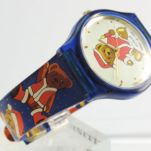 Armbanduhr Unicef mit Teddybären Quartz, Kinderuhr limited edition