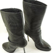 Laden Sie das Bild in den Galerie-Viewer, Jimmy Choo London Stiefel Gr. 39 Schwarz Leder Damen Schuhe Boots
