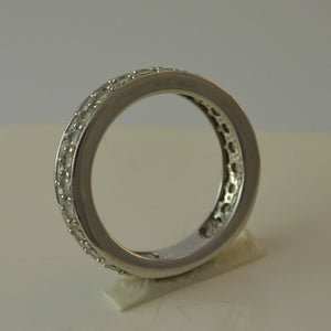 Bi-Color Memory-Ring - mit Zirkonia / 925er Silber