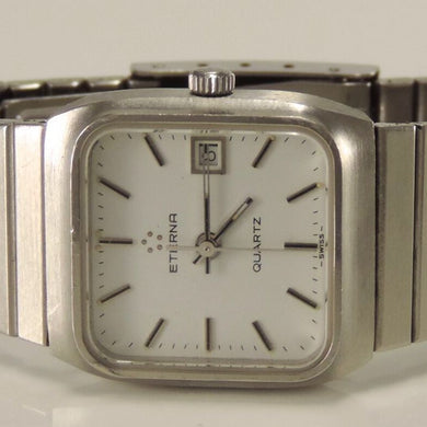 Vintage Eterna Ref 111 4148 41 A Quartz Damenuhr