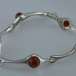 Laden Sie das Bild in den Galerie-Viewer, schönes Armband mit Karneol / 925er Silber / ca. 16,5 cm
