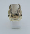 Laden Sie das Bild in den Galerie-Viewer, Vintage Damen Ring mit Rauchquarz 585er - 14 K Gold  Gr. 55 (17,5 mm Ø)
