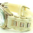 Laden Sie das Bild in den Galerie-Viewer, King Star Damenuhr Quartz mit Strassstein vergoldet Chronograph
