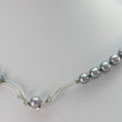 Laden Sie das Bild in den Galerie-Viewer, Süßwasserperlencollier 925er silber mit Zirkonia
