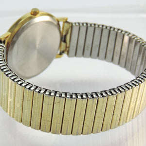 King Herren Armbanduhr Quartz vergoldet