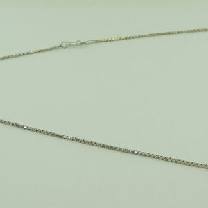 Vintage Damen 925er Silber Kette & 925er Silber Anhänger mit Topas