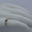 Laden Sie das Bild in den Galerie-Viewer, Vintage Damenring mit Saphir &amp; Brillanten / 585er 14 Karat Gold 57 18,1 mm *
