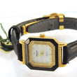 Laden Sie das Bild in den Galerie-Viewer, Omax crystal Damen Armbanduhr Quartz vergoldet
