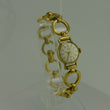 Laden Sie das Bild in den Galerie-Viewer, DuBois 1785 17 Rubis - Damenarmbanduhr - vergoldet- ca. 18,5 cm
