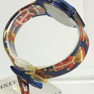 Armbanduhr Unicef mit Teddybären Quartz, Kinderuhr limited edition