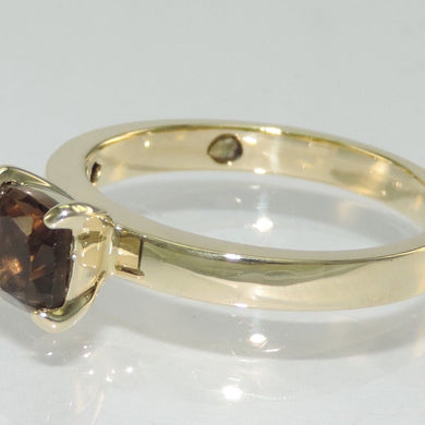 Damenring mit Turmalin / 750er 18 Karat Gelbgold / 58 18,4 mm Ø *