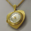 Laden Sie das Bild in den Galerie-Viewer, HALS KETTENUHR AMILA DE LUXE-TASCHENUHR MIT KETTE-HANDAUFZUG
