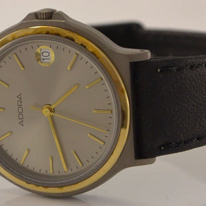 Adora Herren Armbanduhr Uhr Quarz Titan