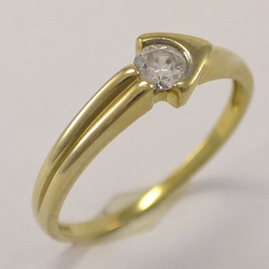 Damenring mit Zirkonia / 333er 8 Karat Gold 56 17,8 mm Ø