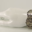 Laden Sie das Bild in den Galerie-Viewer, Antik Art Deco Armband Silber 835er filigran floral
