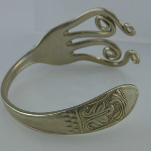 ausgefallener Designer-Armreif mit Azurit-Malachit / ca. 20,0 cm / Unisex