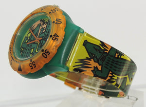 Grundig Limited Edition Kinder Armbanduhr Quartz "Krokodil"-Motiv