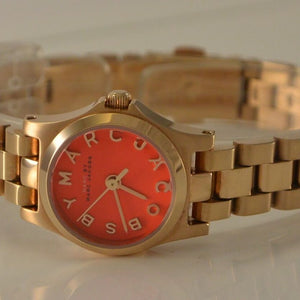Original Marc by Marc Jacobs Damen Uhr Rosegold-rot Ref: MBM3311