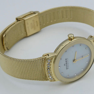 Skagen Denmark Damenuhr mit Strasssteinen Quarz Ref: 812SGG