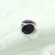 Laden Sie das Bild in den Galerie-Viewer, Vintage Damenring 925er Silber mit Amethyst 54 17,2 mm Ø
