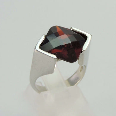 Damenring mit Turmalin / 925er Silber 53 16,8 mm Ø