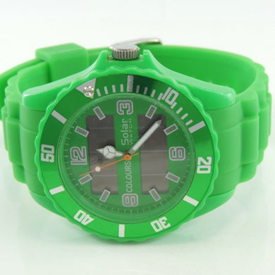 Colours Solar WATCH GRÜN QUARTZ