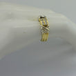 Laden Sie das Bild in den Galerie-Viewer, Vintage Damenring mit Zirkonia / 750er 18 Karat Gold - 55 17,5 mm Ø *
