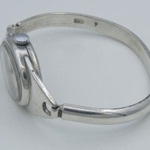 Vintage Dugena 800er Silber Handaufzug Damen Uhr