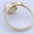 Laden Sie das Bild in den Galerie-Viewer, Damenring 585er 14 K Gold mit Perle &amp; Diamanten - 56 17,8 mm Ø *
