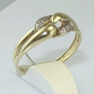 Vintage Damenring / 333er - 8 Karat Gelbgold - 53 16,8 mm Ø *