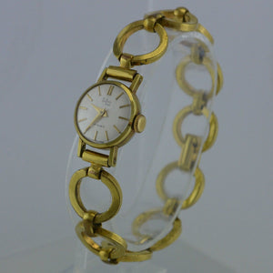 DuBois 1785 17 Rubis - Damenarmbanduhr - vergoldet- ca. 18,5 cm