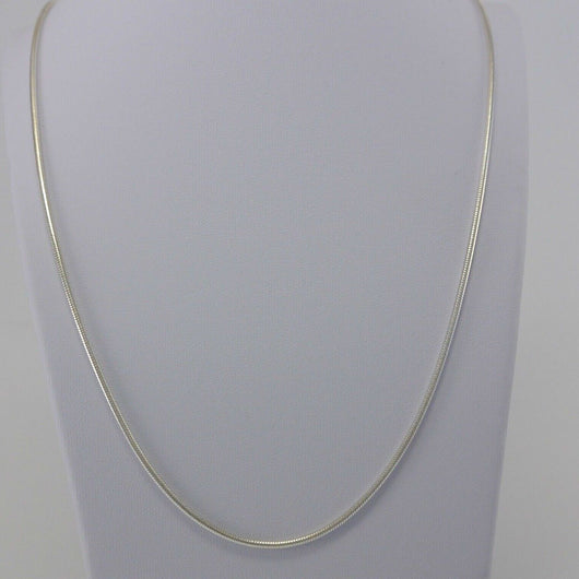 Damen Schlangenkette - 925er Silber / 80 cm