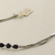 Laden Sie das Bild in den Galerie-Viewer, Silberarmband mit Turmalin / 835er Silber
