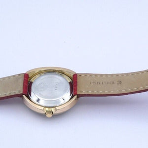 Vintage GUB Glashütte Spezimatic Herrenuhr Vergoldet 14K Ref :282918