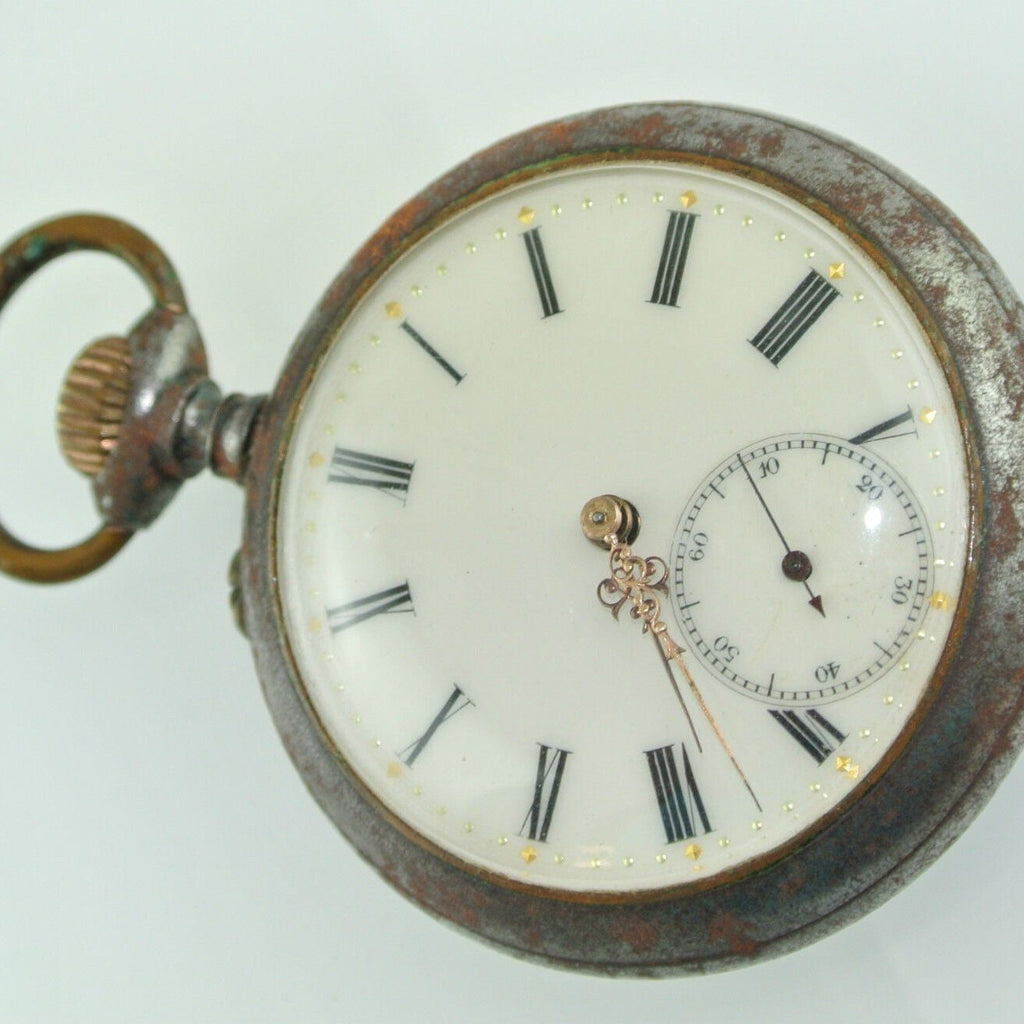 Antike Taschenuhr Taschenuhr Mechanisch Mit Handaufzugswerk