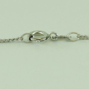 Vintage Damen 835er Silber Kette mit Zirkonia Anhänger