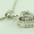 Laden Sie das Bild in den Galerie-Viewer, Vintage Damen 925er Silber Kette mit Zirkonia Anhänger
