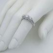 Laden Sie das Bild in den Galerie-Viewer, Past Present Future Ring Diamant 2,0 ct / 585er - 14 K Gold Gr. 55 17,5 mm Ø
