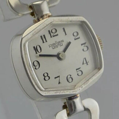 PALLAS DRMO Damenuhr / Handaufzug / Silber 835