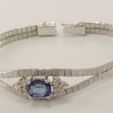 Silberarmband mit Topas & Zirkonia / 925er Silber