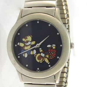 Meister Anker Damen Armbanduhr mit Teddybären Quartz, Kinderuhr Swiss Made