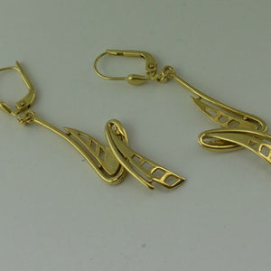 Vintage Ohr-Hänger / 333er - 8 Karat Gelbgold