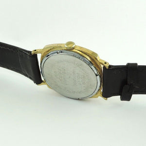 Vintage ZentRa 17 Rubis Incabloc Herrenuhr Handaufzug vergoldet