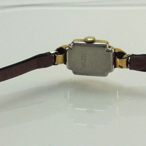 Vintage Damenuhr B Handaufzug Vergoldet