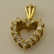 Laden Sie das Bild in den Galerie-Viewer, Vintage Anhänger mit ca. 0.80 ct Brillanten / 585er 14 Karat Gold / ohne Kette
