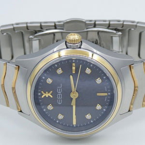 Ebel Classic Wave Lady Damenuhr Stahl&Gold 750er 18 K Mit Diamanten Ref: 1216283