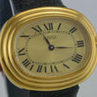 Laden Sie das Bild in den Galerie-Viewer, ROAMER Damen Armbanduhr - vergoldet / Handaufzug / Lederarmband
