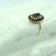 Laden Sie das Bild in den Galerie-Viewer, Vintage Damenring 333er 8 Karat Gold mit Böhmischem Granat - 60 19,1 mm Ø *
