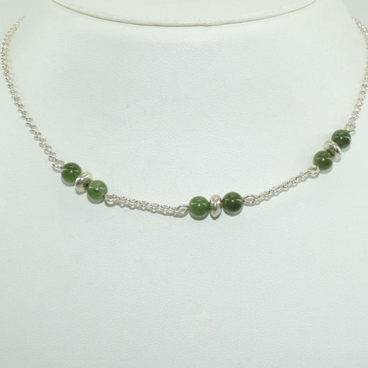 Vintage Damen 835er Silber Collier mit Achat